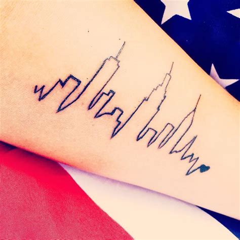 28x New York Skyline Tattoos One Hand In My Pocket