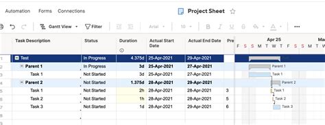 Start And End Times In Start And Finish Columns — Smartsheet Community