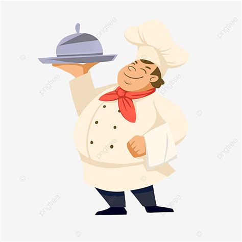 卡通可愛胖廚師png元素 熬製 食品食物 西餐料理素材圖案，psd和png圖片免費下載
