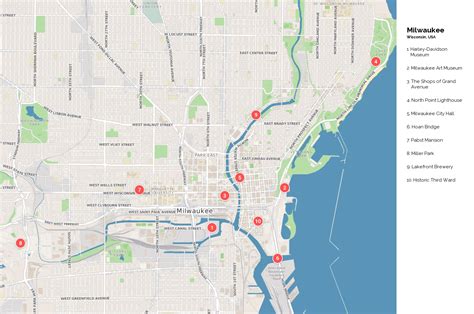 Large Milwaukee Maps For Free Download And Print High Resolution And