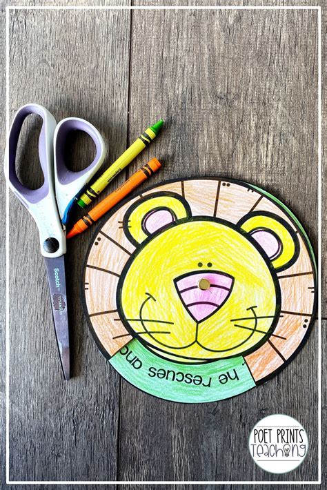 Daniel And The Lions Den Printable Craft