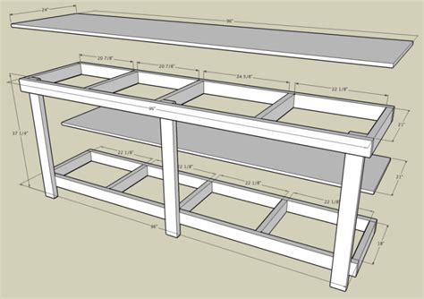 Building Workbench In Garage Plans Free Pdf Download