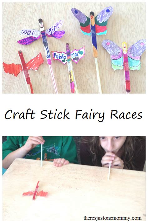 Craft Stick Fairy Craft Theres Just One Mommy