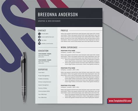This free cv template for word is designed in a formal tone. Template Cv References - Contoh Gambar Template