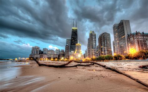 City Of Chicago Hd Wallpaper Background Image