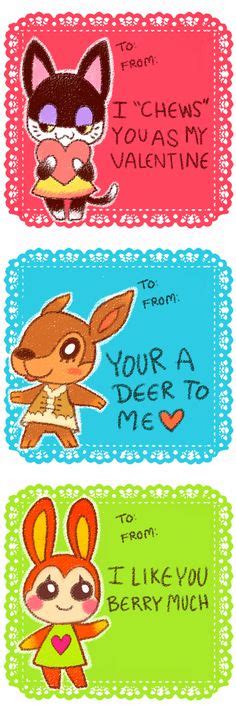 Do you and/or your kids play animal crossing ? 313 Best (h2) Valentines Day Cards images | Fun cards ...