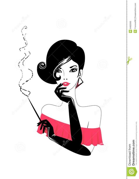8 lustige fakten uber faxgerate ja sie haben richtig gelesen offizieller blog von kaspersky. Frau mit einer Zigarre vektor abbildung. Illustration von ...