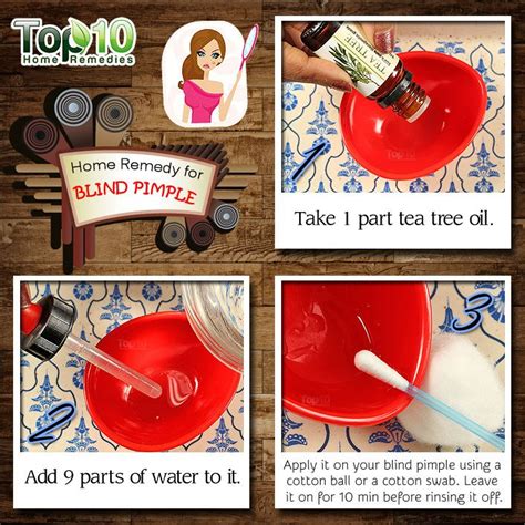 How To Get Rid Of A Blind Pimple Top 10 Home Remedies