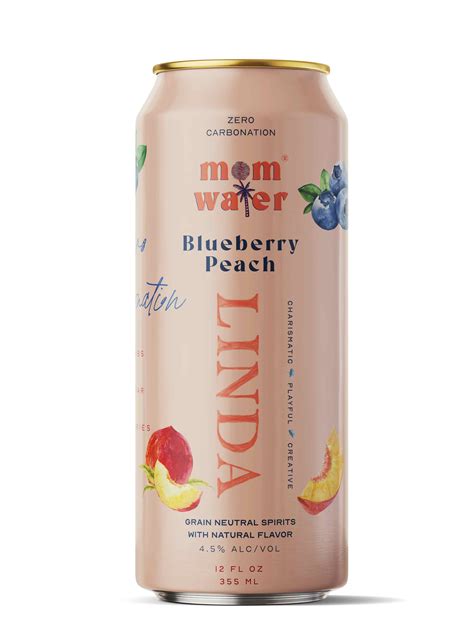 Mom Water Linda Blueberry Peach Vodka Water Price And Reviews Drizly