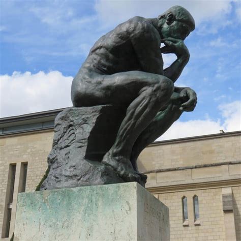 Thinker Man Statue Famous Statue Of Man Thinking