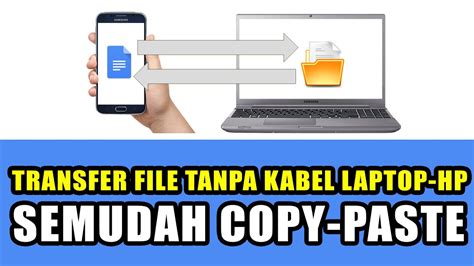 Cara Mengirim File Dari Laptop Ke Hp Tanpa Kabel Data Youtube