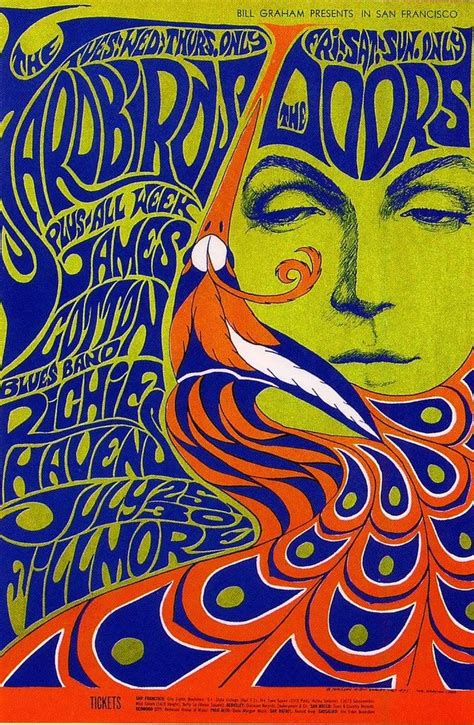 Psychedelic Art Wes Wilson Psychedelic Poster Psychedelic Design