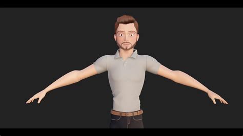 Stylized Character Man In Blender Cycles 279 And Eevee 28 Youtube