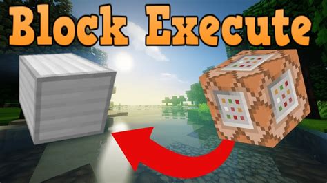 Minecraft Bedrock Edition Block Execute Command Block Tutorial Youtube