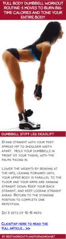 Full Body Dumbbell Workout Routine 5 Moves To Burn Big Time Calories