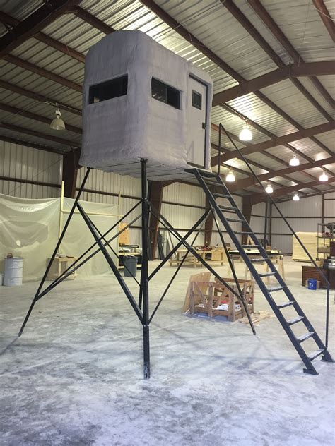 The Rock Standard Blind Towers Are 10 Tall And 4x6 Price 2600 Deer