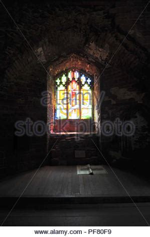 Church stained glass window light england stock image. Light shining through stained glass window, Holy Trinity ...