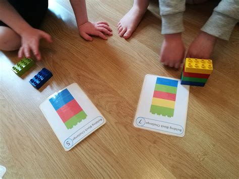 Free Building Block Challenge Printable Early Yearsey Eyfs Resource