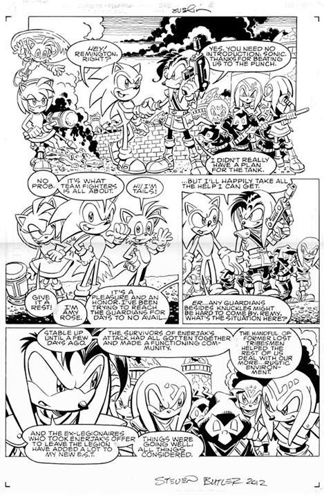 Sonic The Hedgehog 243 P 8 In Brian Durkees Original Archie Sonic