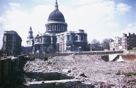 Damage In Trafalgar Square World War Ii Damage And Destruction