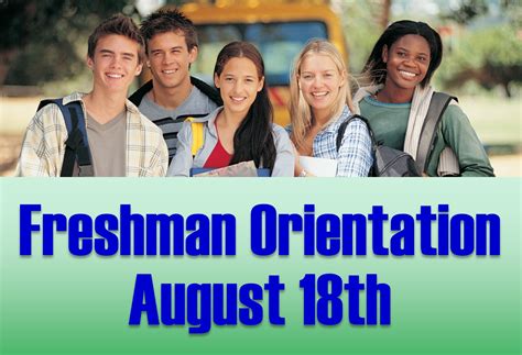 Freshman Orientation August 18th North High School
