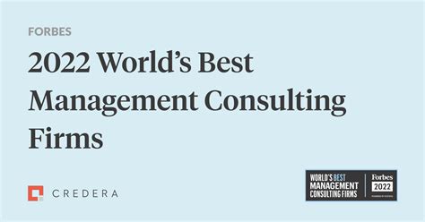 Credera Wins Forbes List Of Worlds Best Management Consulting Firms