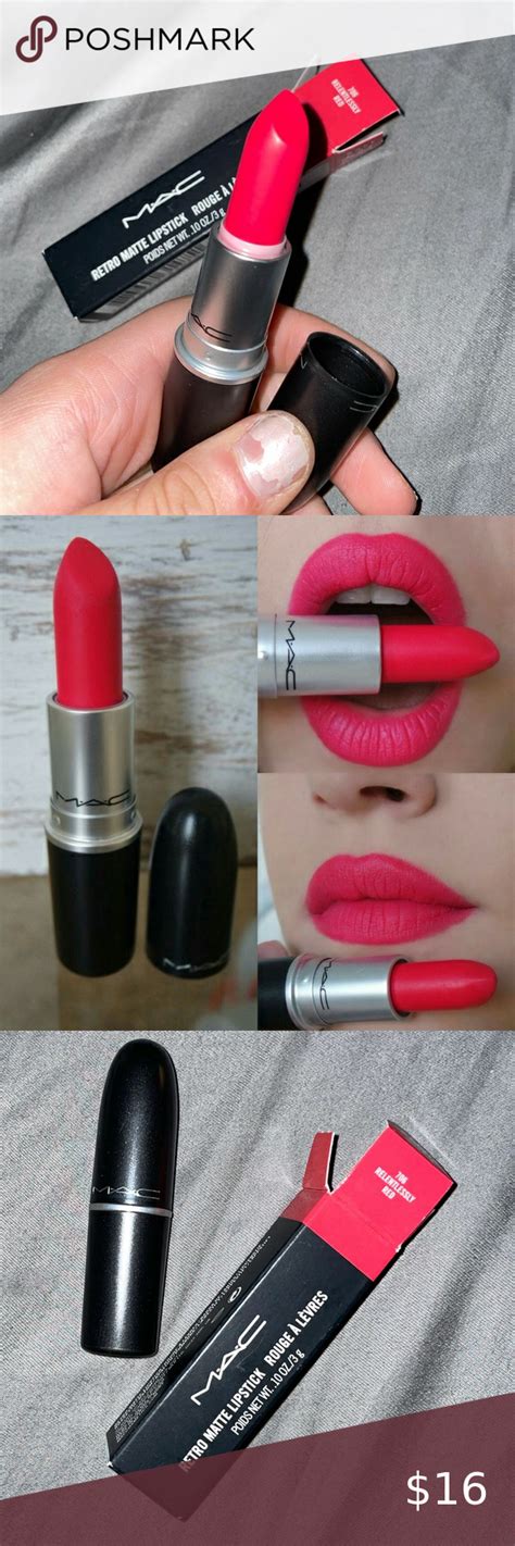 Mac Cosmetics Relentlessly Red 706 Retro Matte Lipstick Nwt Mac