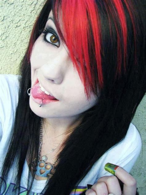 37 Best Pictures Black And Red Emo Hair Scene Haircuts Red And Black