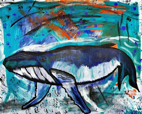 Abstract Whale Artwork Images Amashusho