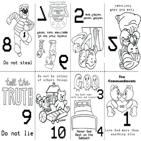 It's a great reminder of the fourth. Free Printable Ten Commandments Coloring Pages | Ten ...