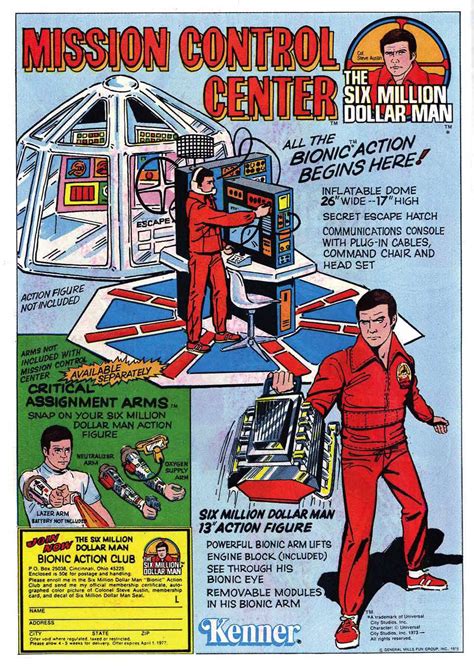 The six million dollar ma. The Dork Review: The Six Million Dollar Man Toy Ad