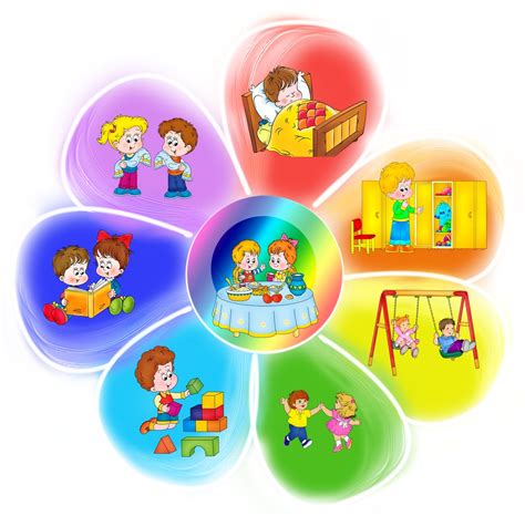 Картинка в детском саду режим дня: Соблюдай режим дня картинки и ...