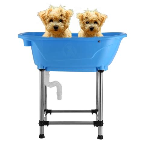 Mophorn Dog Tub 37x19Inch Dog Bathing Tub Washing Shower Pet Grooming