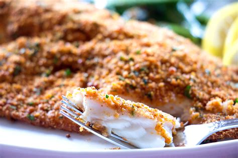 Helpful (20) easy baked tilapia. Baked Tilapia with Parmesan Crust Recipe from Pescetarian ...