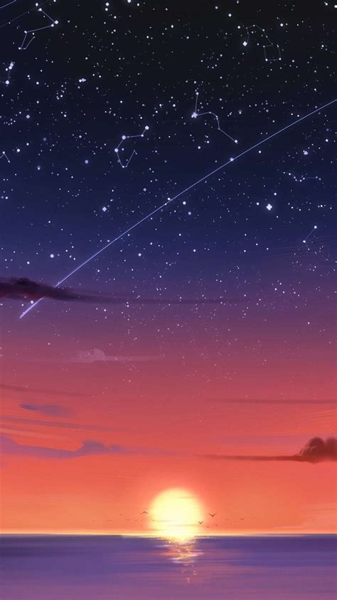 5 Anime Sunset Wallpapers For Iphone And Android By Laurie Davis