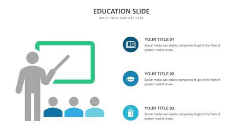 Education Slide Templates Biz Infograph