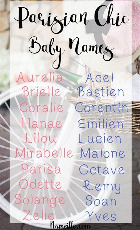 Gorgeously Chic French Baby Names Oh La La French Baby Names French