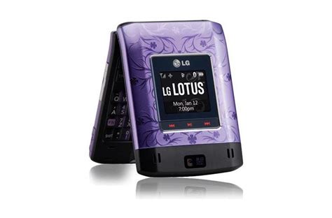 Lg Lotus Lx600 Purple Qwerty Keyboard Cell Phone Lg Usa