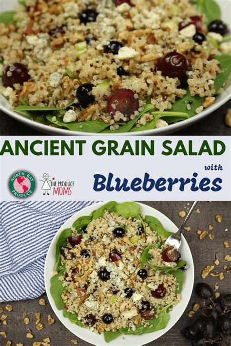 Ancient Grain Salad With Blueberries The Produce Moms