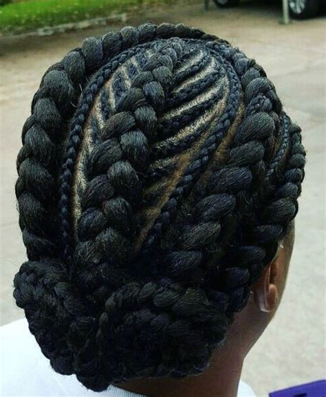 Instead of it, there are two or more braids that are supported with smaller cornrows. 30 Beautiful Fishbone Braid Hairstyles for Black Women