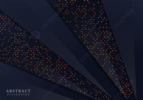 Abstract Dark Blue Geometric Overlapping Layer With Glitter And