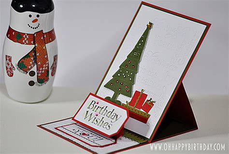 Attractive Christmas Birthday Cards With A Festive Feel