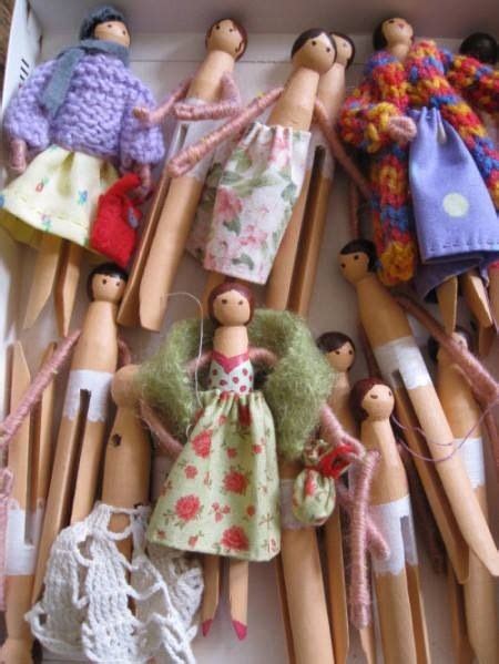 Peg Dollies Who Remembers These Clothespin People Clothes Pins