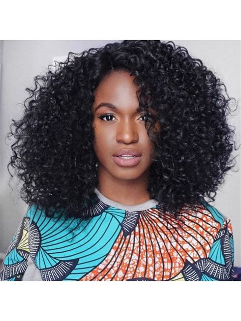 Hot Sale Black Curly Hair Afro Hairstyle For Black Women