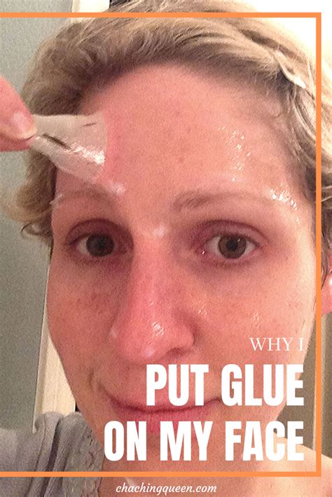 Why I Put Elmers Glue On My Face Glue Facial Glue Face Mask Dry