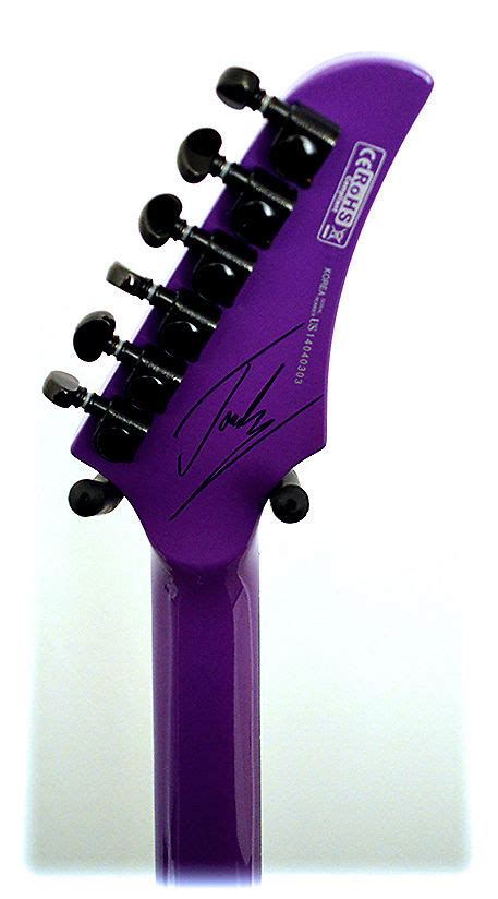 Dean Jacky Vincent C450f Hand Signed Purple Reverb