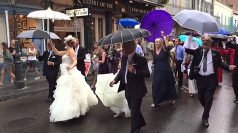 New Orleans Wedding Second Line Youtube