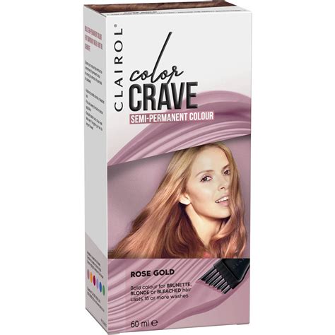 Clairol Color Crave Rose Gold 60ml Woolworths