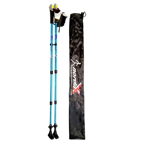 Adjustable 3 Piece Nordic Walking Poles Travelers Nordic Pole