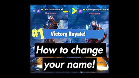 Undock the switch and launch fortnite. How To Change Name In Fortnite Battle Royale for PS4 ...